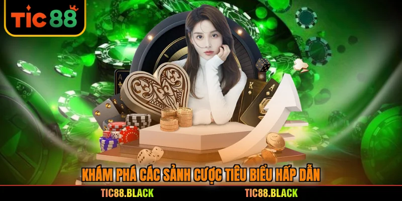 Khám phá các sảnh cược tiêu biểu hấp dẫn